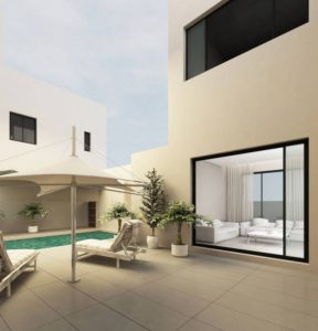 villas with private swimming pool in kuwait